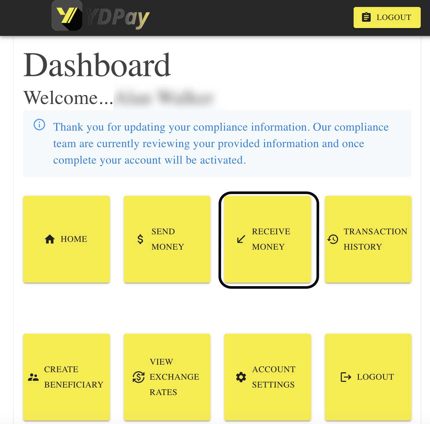 receive-money-dashboard